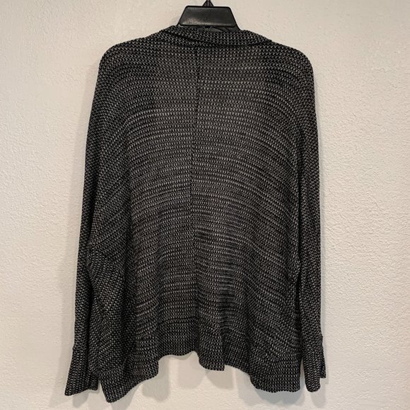 Try ! This Open Front Cardigan Sweater Soft Black - Picture 2 of 5